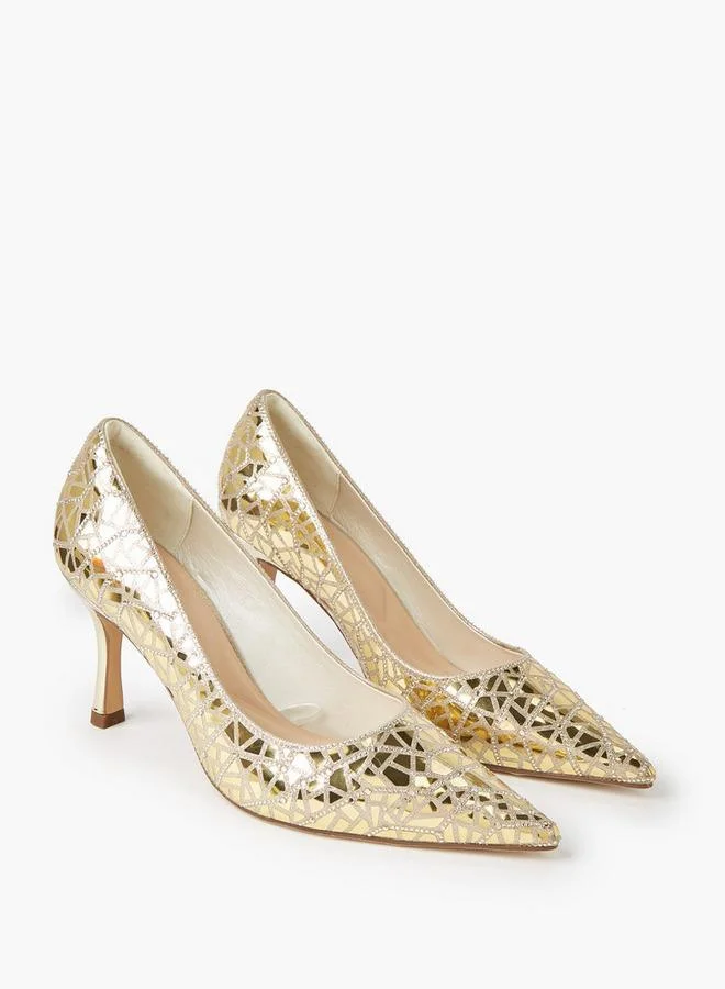 Celeste Women Embellished Stiletto Heel Pumps